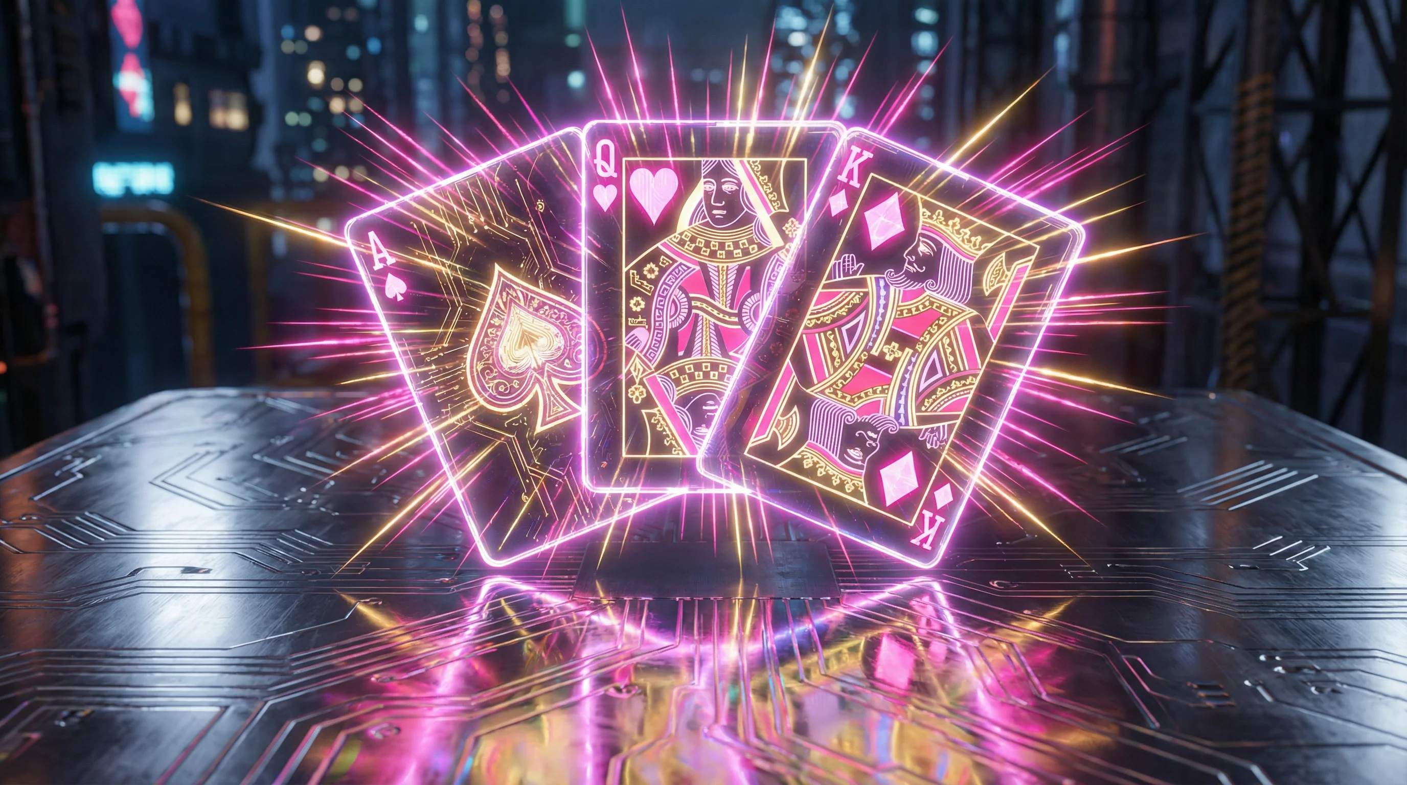 全息牌桌上的炸金花对决